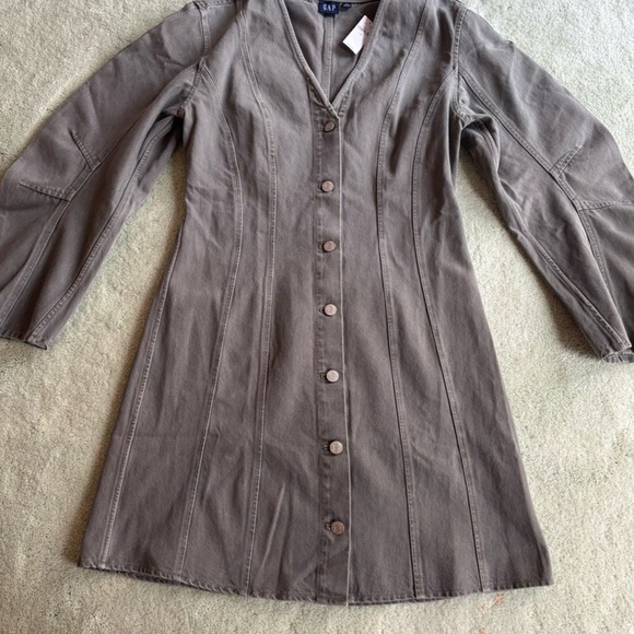 Green barrel mini dress - Picture 7 of 9